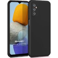 Microsonic Matte Silicone Samsung Galaxy M13 Siyah Kılıf