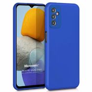 Microsonic Matte Silicone Samsung Galaxy M23 Mavi Cep Telefonu Kılıfı