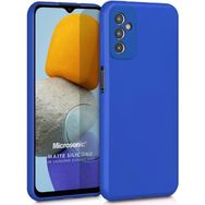Microsonic Matte Silicone Samsung Galaxy M23 Mavi Cep Telefonu Kılıfı