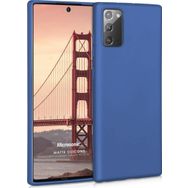 Microsonic Matte Silicone Samsung Galaxy Note 20 Lacivert Cep Telefonu Kılıfı