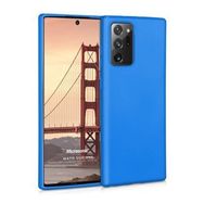 Microsonic Matte Silicone Samsung Galaxy Note 20 Ultra Mavi Cep Telefonu Kılıfı