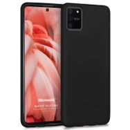 Microsonic Matte Silicone Samsung Galaxy S10 Lite Siyah Kılıf