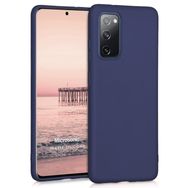 Microsonic Matte Silicone Samsung Galaxy S20 FE Lacivert Kılıf