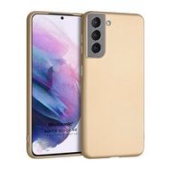 Microsonic Matte Silicone Samsung Galaxy S21 Gold Cep Telefonu Kılıfı
