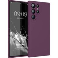 Microsonic Matte Silicone Samsung Galaxy S23 Ultra Mor Cep Telefonu Kılıfı