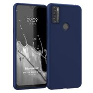 Microsonic Matte Silicone TCL 20E Lacivert Kılıf