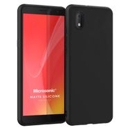 Microsonic Matte Silicone TCL L7 Siyah Cep Telefonu Kılıfı