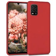 Microsonic Matte Silicone Xiaomi Mi 10 Lite Zoom Kırmızı Kılıf