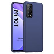 Microsonic Matte Silicone Xiaomi Mi 10T Pro Lacivert Cep Telefonu Kılıfı