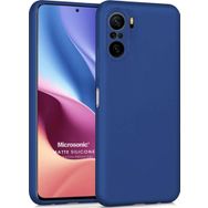 Microsonic Matte Silicone Xiaomi Mi 11i Lacivert Cep Telefonu Kılıfı