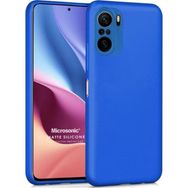 Microsonic Matte Silicone Xiaomi Mi 11i Mavi Cep Telefonu Kılıfı