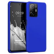 Microsonic Matte Silicone Xiaomi Mi 11T Pro 5G Mavi Cep Telefonu Kılıfı