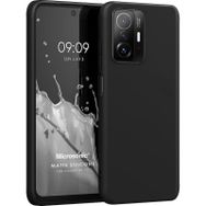 Microsonic Matte Silicone Xiaomi Mi 11T Pro Siyah Kılıf