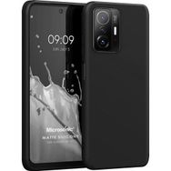 Microsonic Matte Silicone Xiaomi Mi 11T Pro Siyah Kılıf