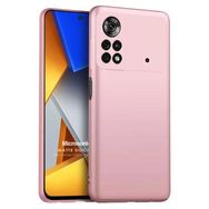 Microsonic Matte Silicone Xiaomi Poco M4 Pro 4G Rose Gold Cep Telefonu Kılıfı
