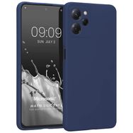 Microsonic Matte Silicone Xiaomi Redmi 12 Lacivert Cep Telefonu Kılıfı