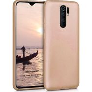 Microsonic Matte Silicone Xiaomi Redmi 9 Gold Cep Telefonu Kılıfı
