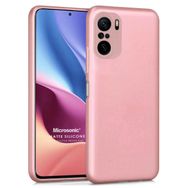 Microsonic Matte Silicone Xiaomi Redmi K40 Rose Gold Cep Telefonu Kılıfı
