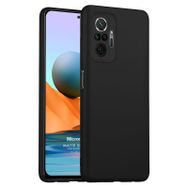 Microsonic Matte Silicone Xiaomi Redmi Note 10 Pro Max Siyah Kılıf