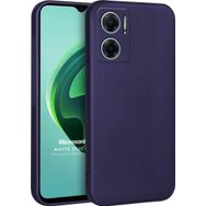 Microsonic Matte Silicone Xiaomi Redmi Note 11E Lacivert Cep Telefonu Kılıfı