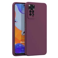 Microsonic Matte Silicone Xiaomi Redmi Note 12 Pro 4G Mor Cep Telefonu Kılıfı