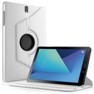 Microsonic Microsonic Samsung Galaxy Tab S3 9.7inç T820/T825 360 Dönerli Stand Deri Beyaz Kılıf