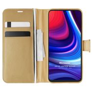 Microsonic Omix X300 Delux Leather Wallet Gold Cep Telefonu Kılıfı