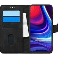 Microsonic Omix X300 Fabric Book Wallet Siyah Cep Telefonu Kılıfı
