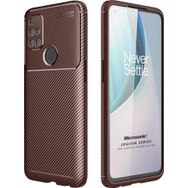 Microsonic OnePlus Nord N10 5G Legion Series Kahverengi Cep Telefonu Kılıfı