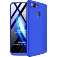 Microsonic Oppo A12 Double Dip 360 Protective Mavi Cep Telefonu Kılıfı