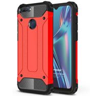Microsonic Oppo A12 Rugged Armor Kırmızı Cep Telefonu Kılıfı