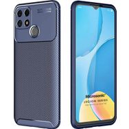 Microsonic Oppo A15 Legion Series Lacivert Cep Telefonu Kılıfı