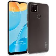 Microsonic Oppo A15 Transparent Soft Beyaz Cep Telefonu Kılıfı