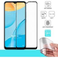 Microsonic Oppo A15s Seramik Matte Flexible Siyah Ekran Koruyucu