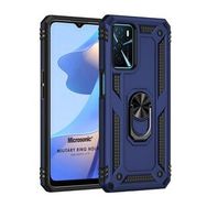 Microsonic Oppo A16 Military Ring Holder Lacivert Cep Telefonu Kılıfı