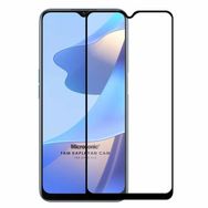 Microsonic Oppo A16 Tam Kaplayan Temperli Cam Siyah Ekran Koruyucu