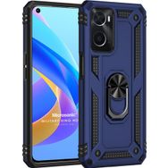 Microsonic Oppo A36 Military Ring Holder Lacivert Kılıf