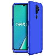 Microsonic Oppo A5 2020 Double Dip 360 Protective Mavi Cep Telefonu Kılıfı