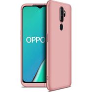 Microsonic Oppo A5 2020 Double Dip 360 Protective Rose Gold Cep Telefonu Kılıfı