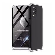 Microsonic Oppo A54 4G Double Dip 360 Protective Siyah Gri Cep Telefonu Kılıfı