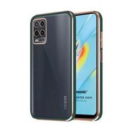 Microsonic Oppo A54 4G Laser Plated Soft Koyu Yeşil Cep Telefonu Kılıfı