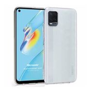 Microsonic Oppo A54 4G Transparent Soft Beyaz Cep Telefonu Kılıfı