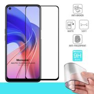 Microsonic Oppo A55 4G Seramik Matte Flexible Siyah Ekran Koruyucu