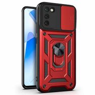 Microsonic Oppo A55 5G Impact Resistant Kırmızı Cep Telefonu Kılıfı