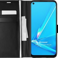 Microsonic Oppo A72 Delux Leather Wallet Siyah Cep Telefonu Kılıfı