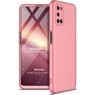 Microsonic Oppo A72 Double Dip 360 Protective Rose Gold Cep Telefonu Kılıfı