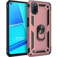 Microsonic Oppo A72 Military Ring Holder Rose Gold Cep Telefonu Kılıfı