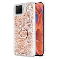 Microsonic Oppo A73 Glitter Liquid Holder Gold Cep Telefonu Kılıfı