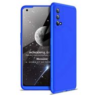 Microsonic Oppo A74 4G Double Dip 360 Protective Mavi Cep Telefonu Kılıfı