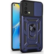 Microsonic Oppo A74 4G Impact Resistant Lacivert Cep Telefonu Kılıfı